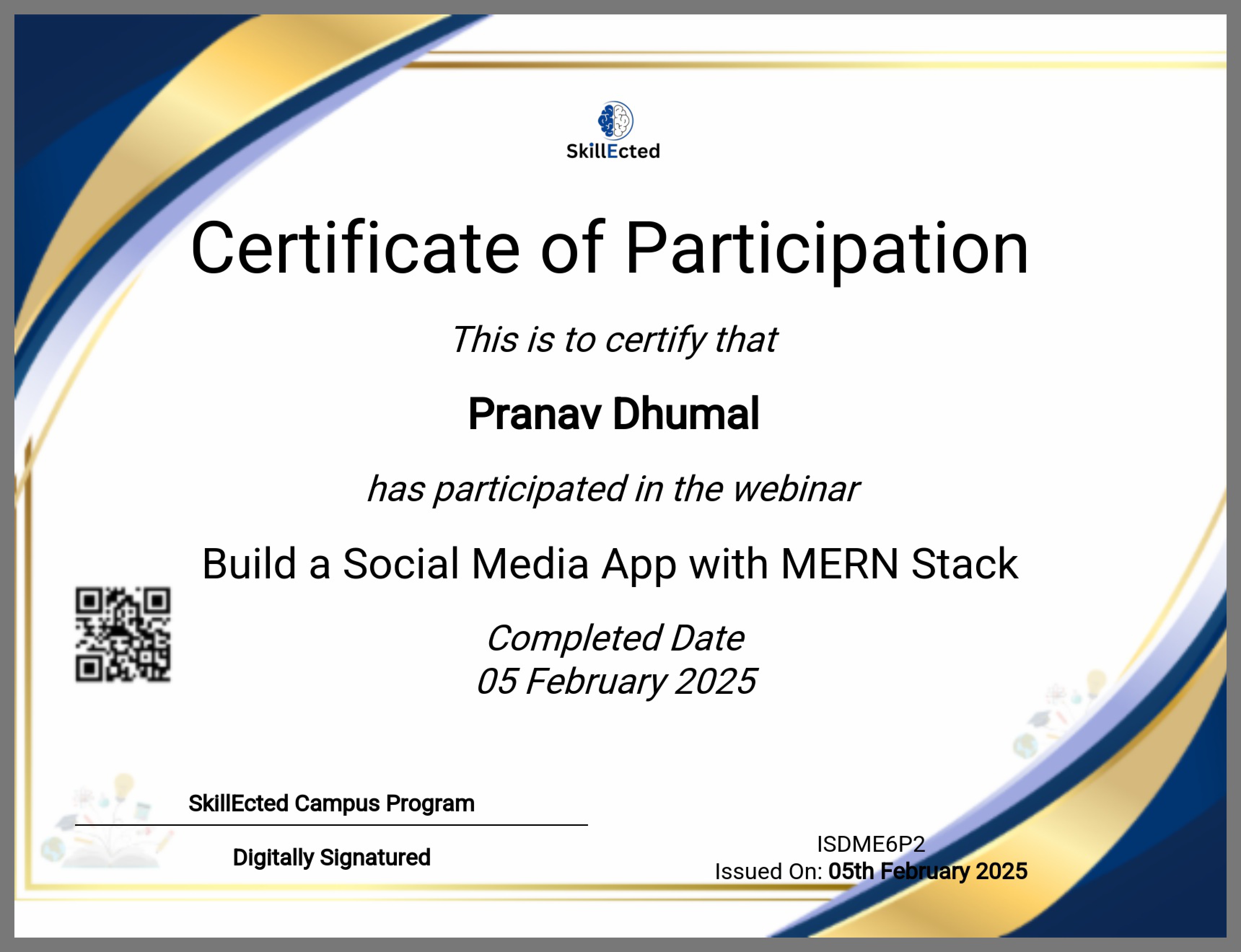 Certificate 1